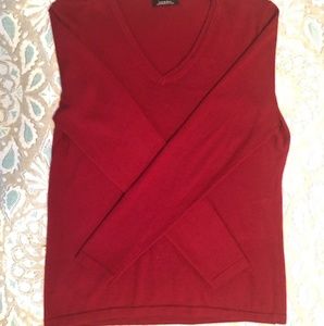 Women's Large, Red, Lord & Taylor Sweater
